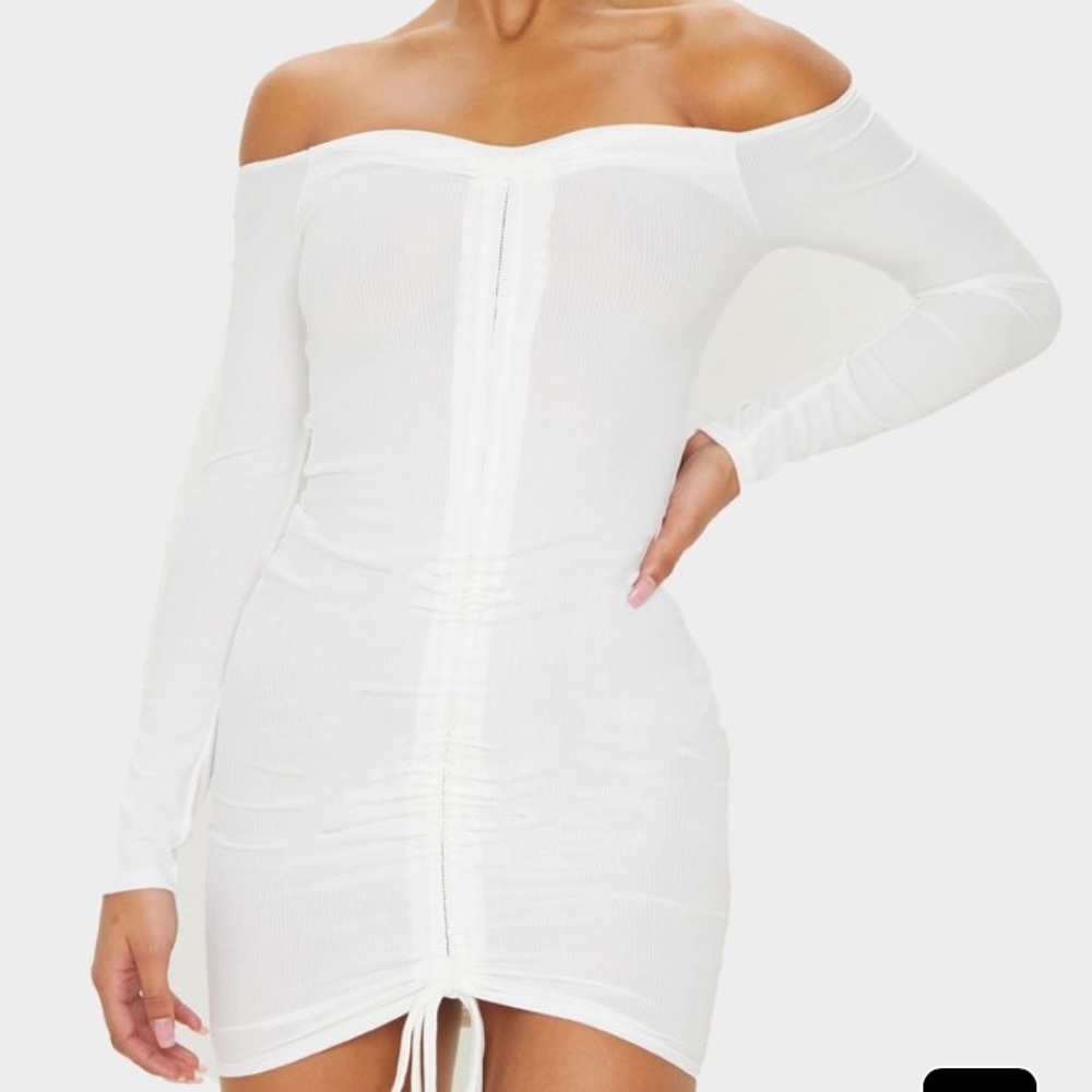 NWT white bodycon mini dress
